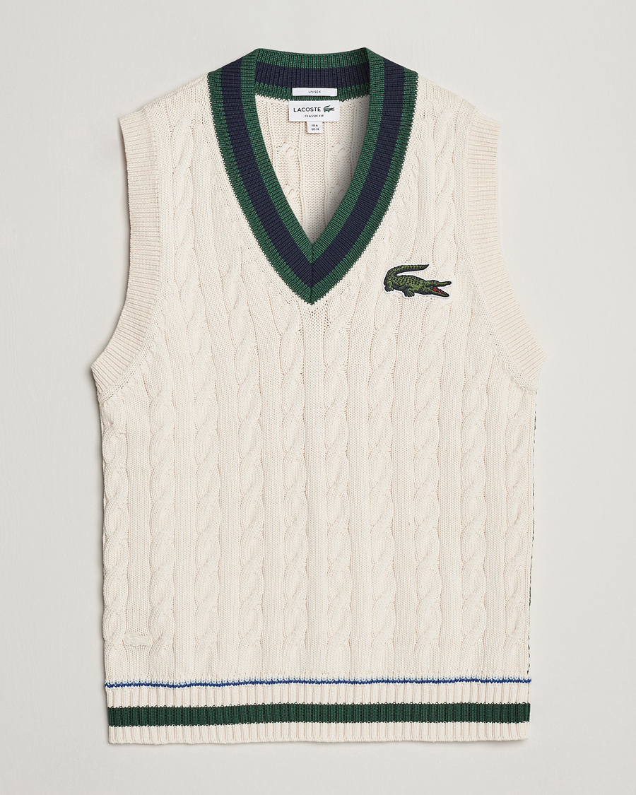 Herr | Tröjor | Lacoste | Contrast V-Neck Vest Lapland