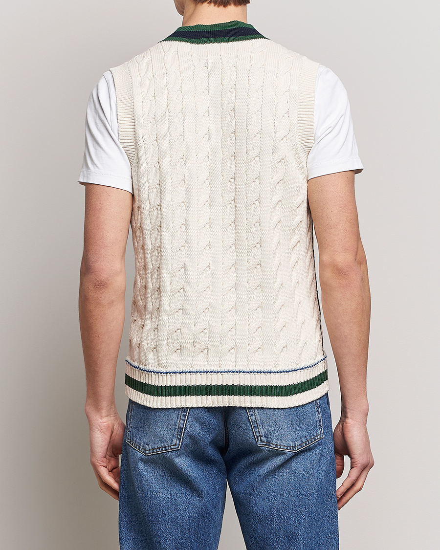 Herr | Tröjor | Lacoste | Contrast V-Neck Vest Lapland