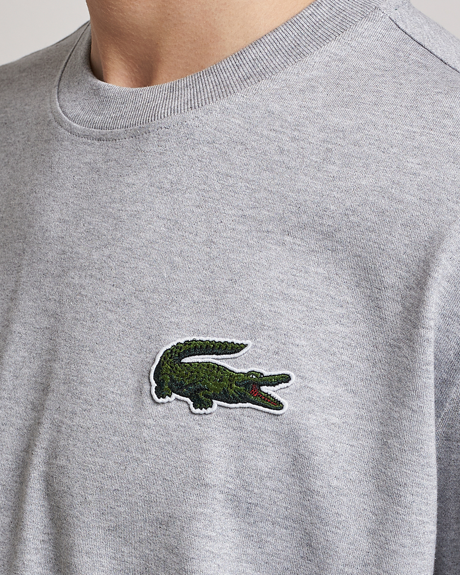 Herr | T-Shirts | Lacoste | Loose Fit T-Shirt Silver Chine
