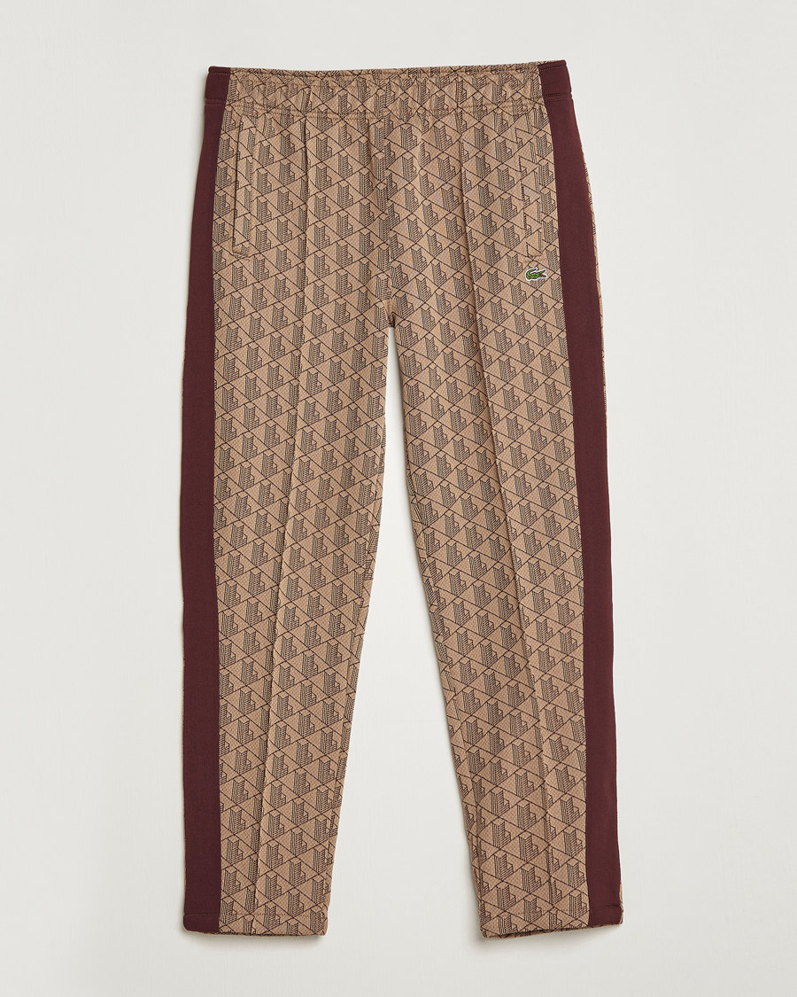 Herr | Byxor | Lacoste | Monogram Trackpant Viennese/Expresso