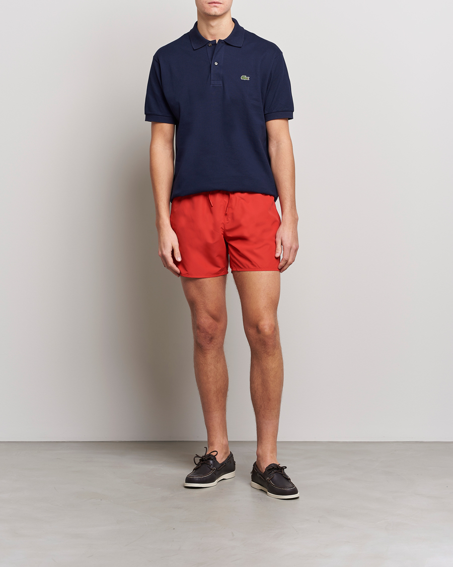 Herr | Badbyxor | Lacoste | Bathingtrunks Red