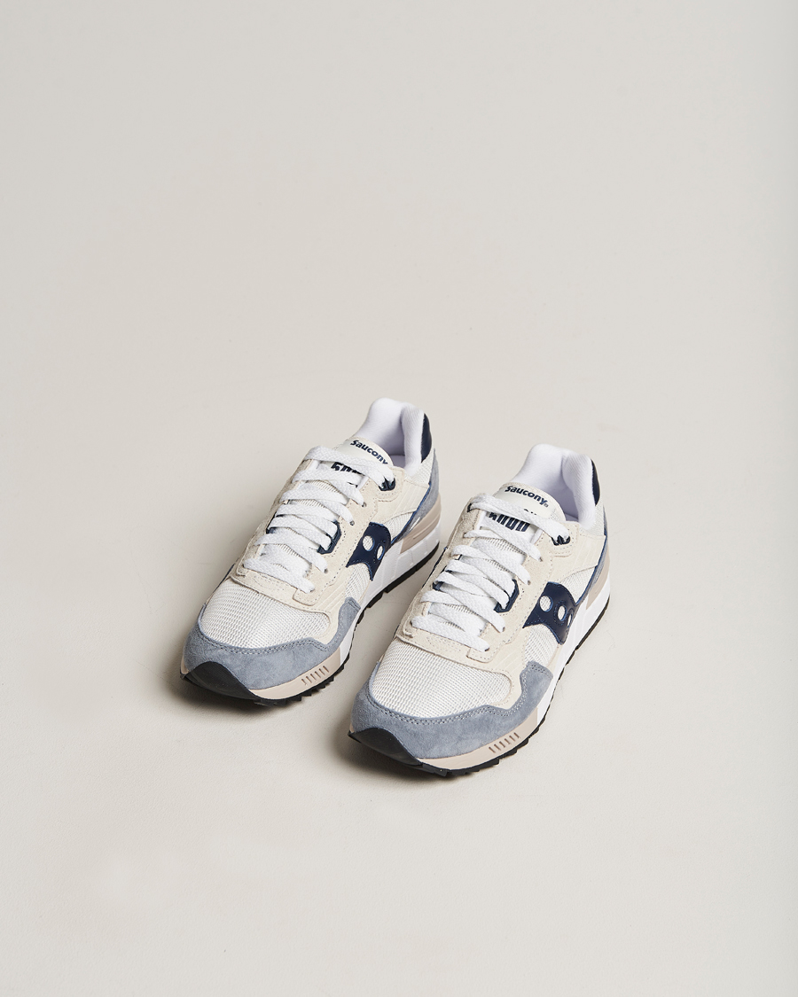Herr | Saucony Shadow 5000 Sneaker Light Grey/Navy | Saucony | Shadow 5000 Sneaker Light Grey/Navy