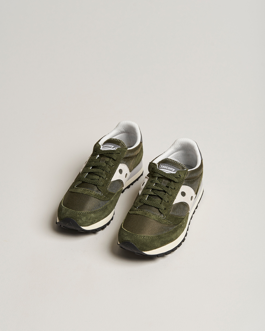 Herr | Saucony Jazz 81 Sneaker Green/Silver | Saucony | Jazz 81 Sneaker Green/Silver
