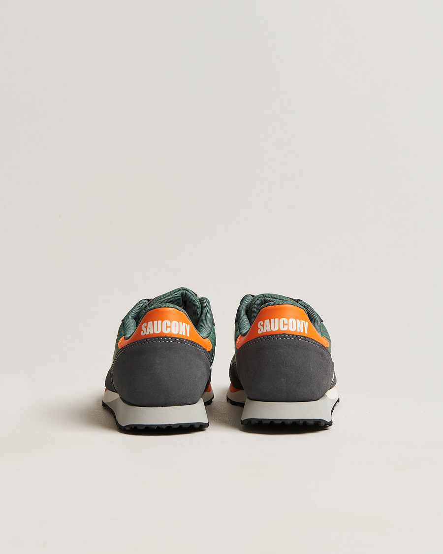 Herr | Saucony DXN Trainer Sneaker Green/White/Orange | Saucony | DXN Trainer Sneaker Green/White/Orange