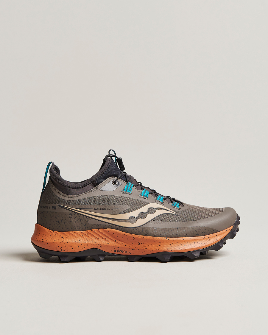 Herr | Saucony Peregrine 13 ST Trail Sneaker Umber/Basalt | Saucony | Peregrine 13 ST Trail Sneaker Umber/Basalt