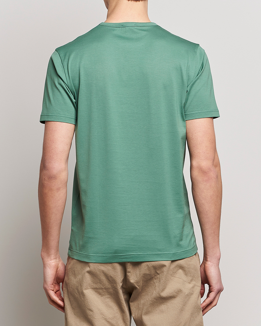 Herr | T-Shirts | Sunspel | Crew Neck Cotton Tee Thyme