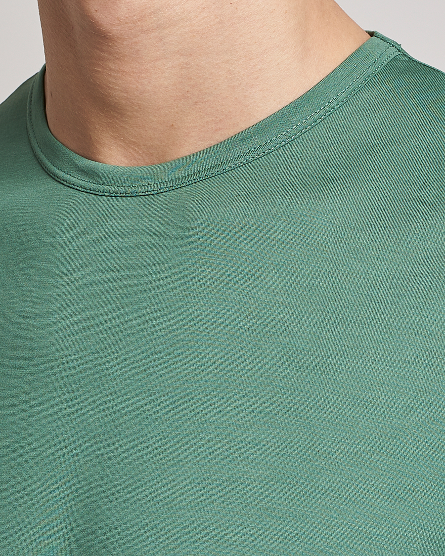 Herr | T-Shirts | Sunspel | Crew Neck Cotton Tee Thyme