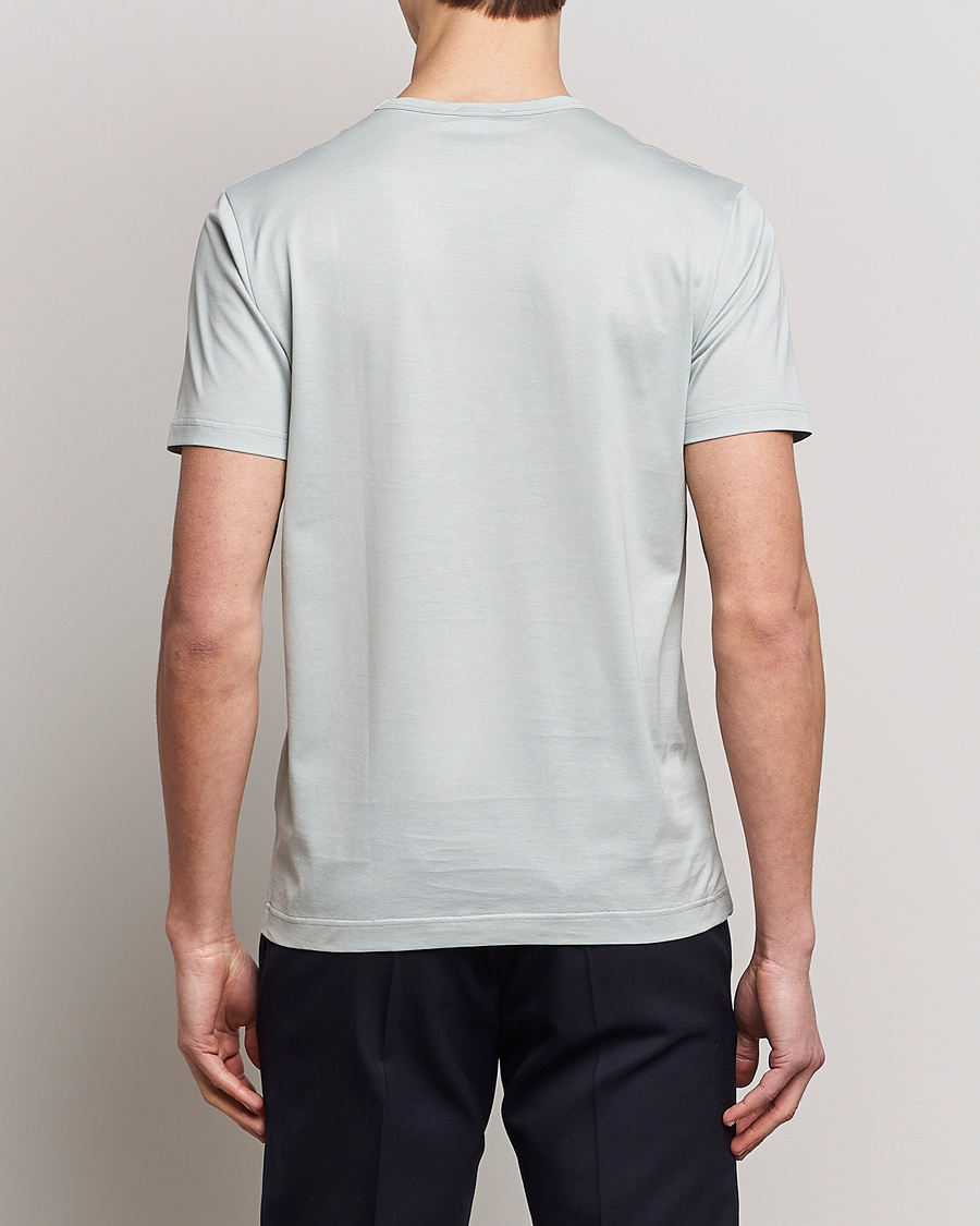 Herr | T-Shirts | Sunspel | Crew Neck Cotton Tee Laurel