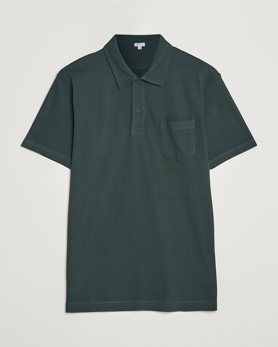 Herr | Pikéer | Sunspel | Riviera Polo Shirt Seaweed