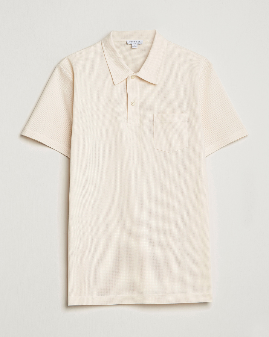 Herr | Pikéer | Sunspel | Riviera Polo Shirt Undyed