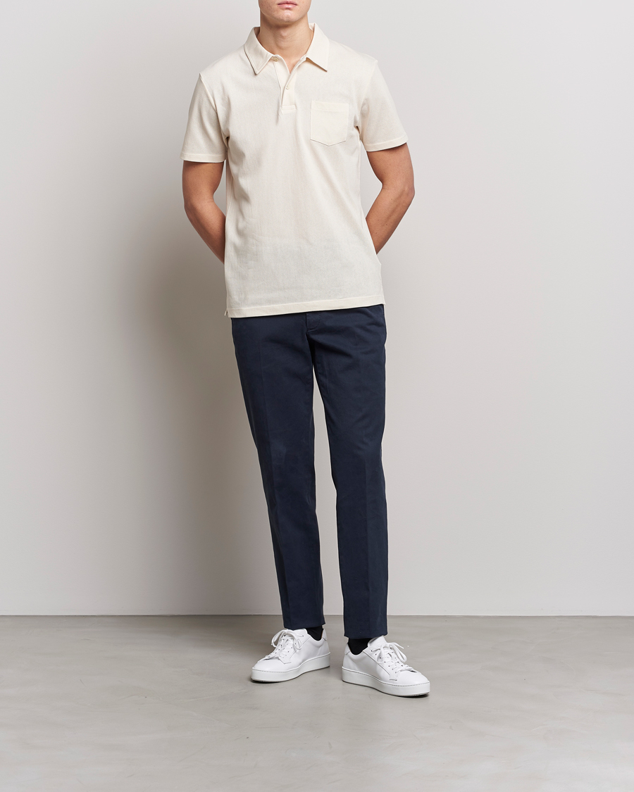 Herr | Pikéer | Sunspel | Riviera Polo Shirt Undyed