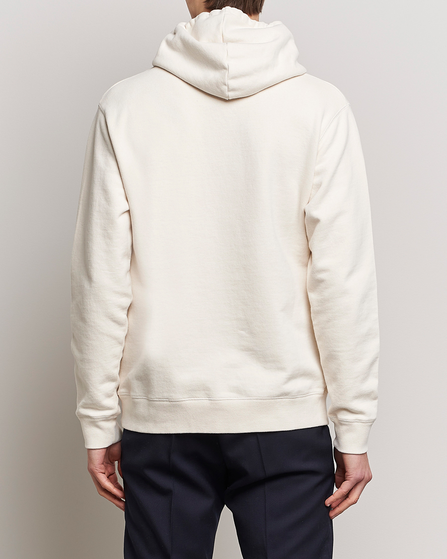 Herr | Tröjor | Sunspel | Loopback Hoodie Undyed