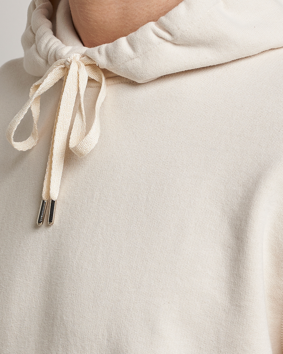 Herr | Tröjor | Sunspel | Loopback Hoodie Undyed
