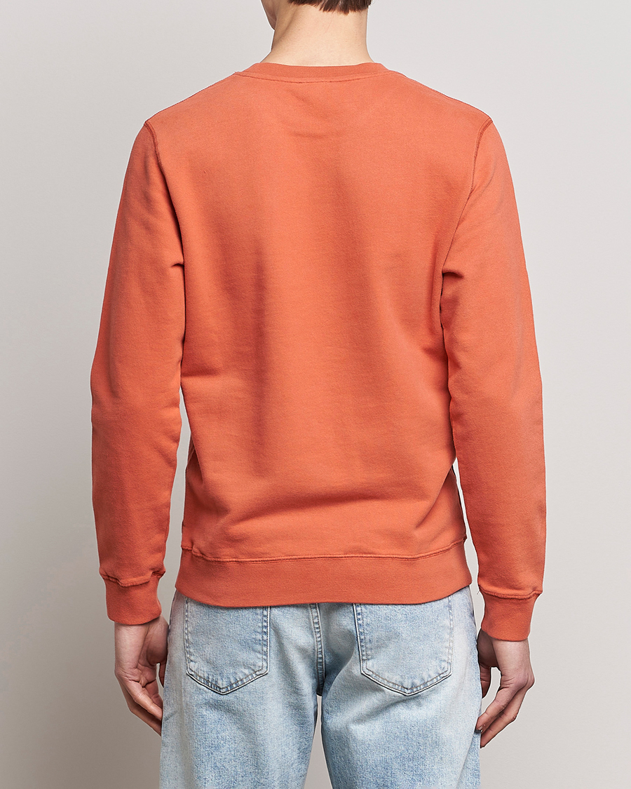 Herr | Tröjor | Sunspel | Loopback Sweatshirt Burnt Sienna