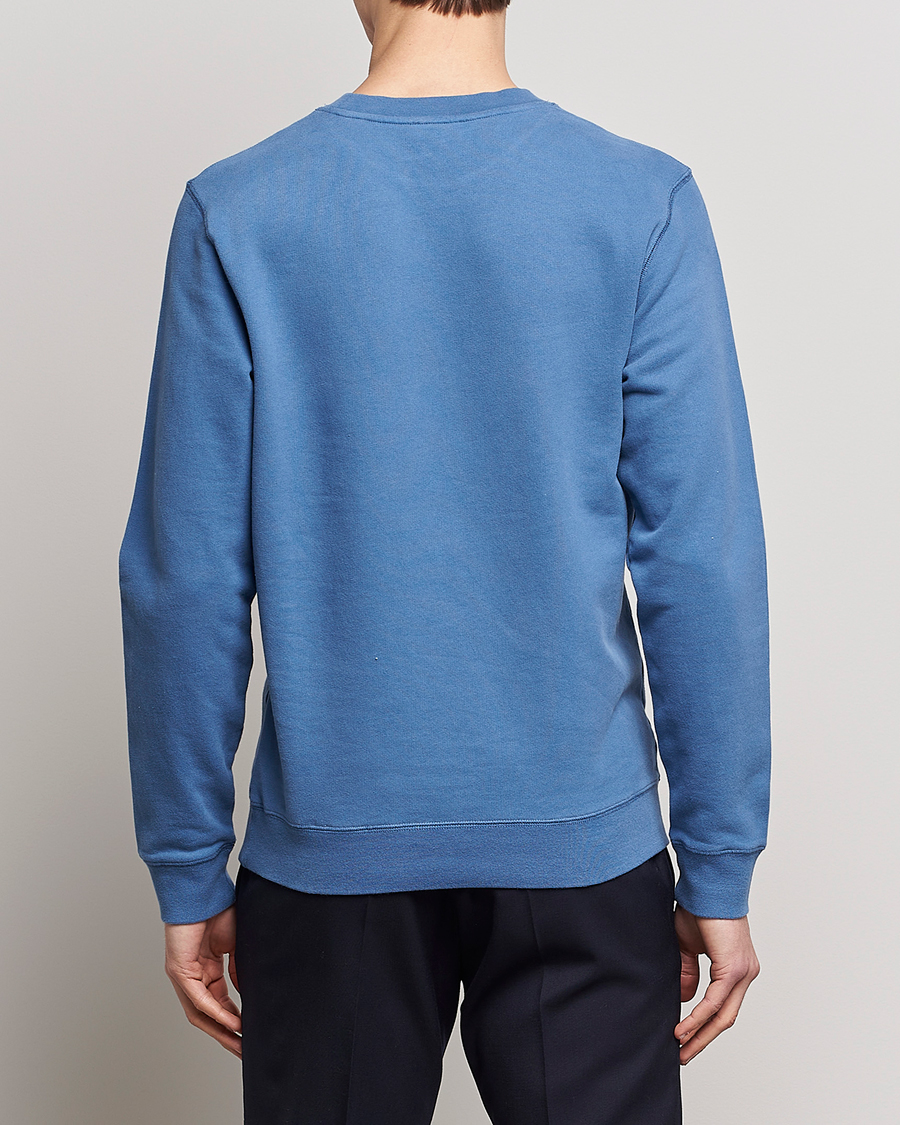 Herr | Tröjor | Sunspel | Loopback Sweatshirt Blue Stone