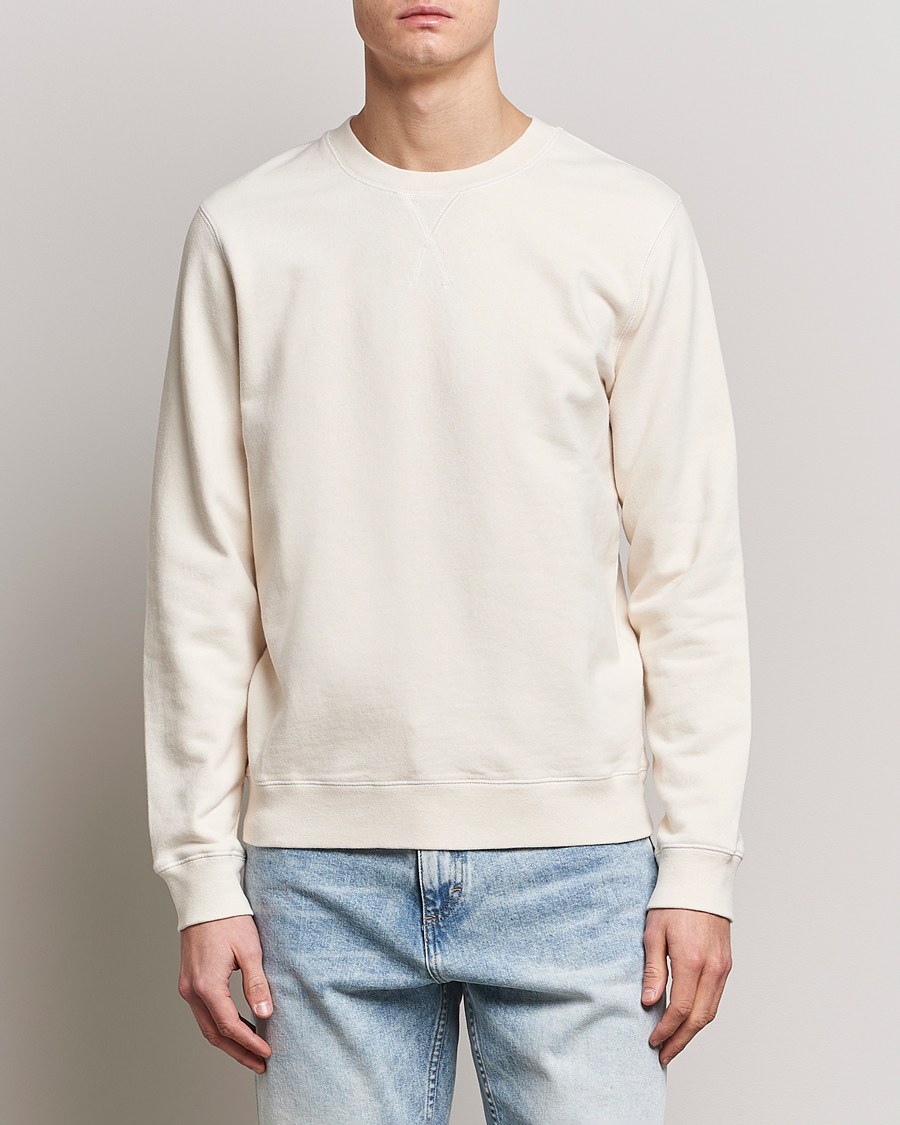 Herr | Tröjor | Sunspel | Loopback Sweatshirt Undyed