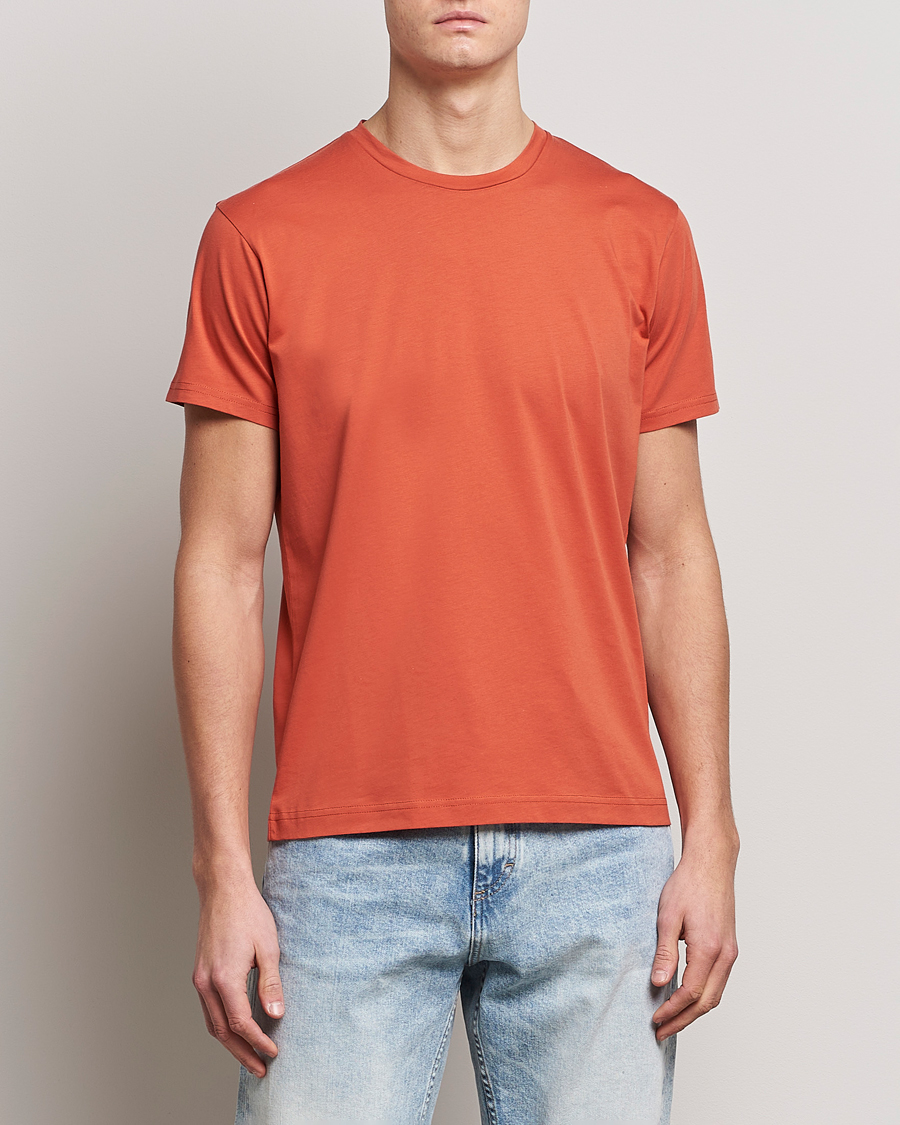 Herr |  | Sunspel | Riviera Organic Tee Burnt Sienna