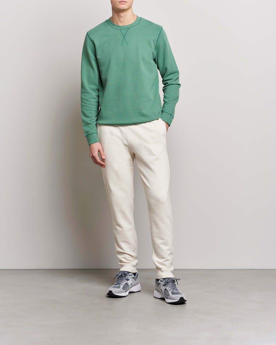 Herr | Byxor | Sunspel | Cotton Loopback Track Pants Undyed