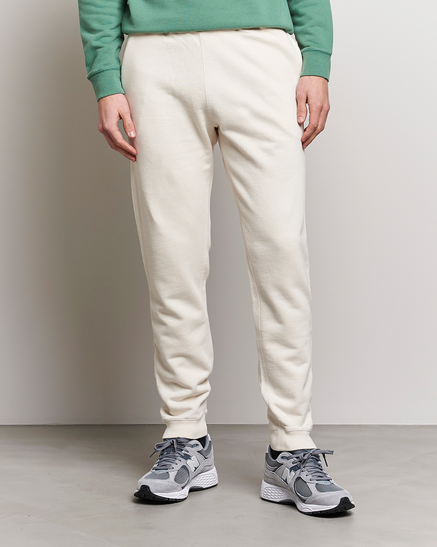 Herr | Byxor | Sunspel | Cotton Loopback Track Pants Undyed