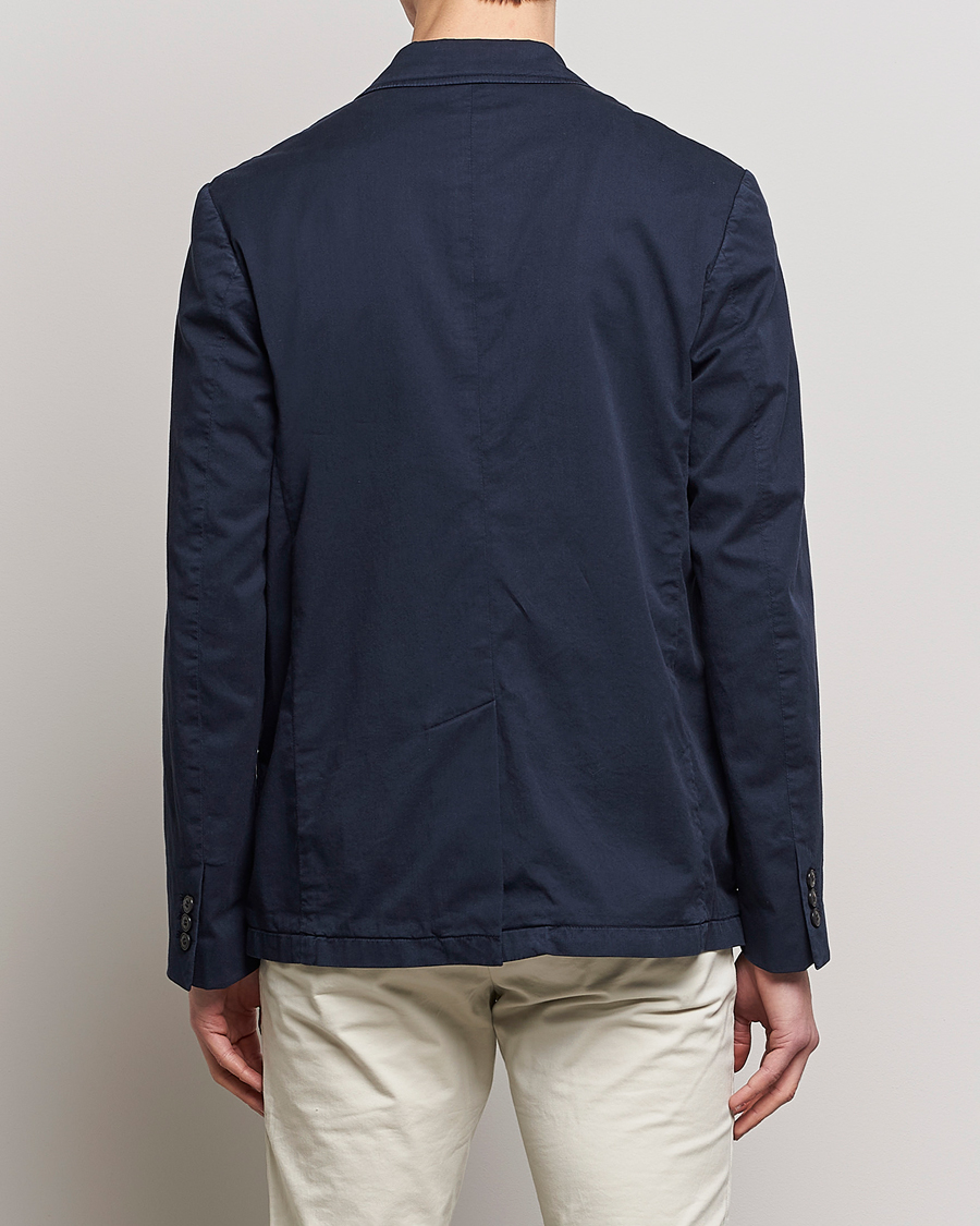 Herr | Kavajer | Sunspel | Cotton Stretch Jacket Navy