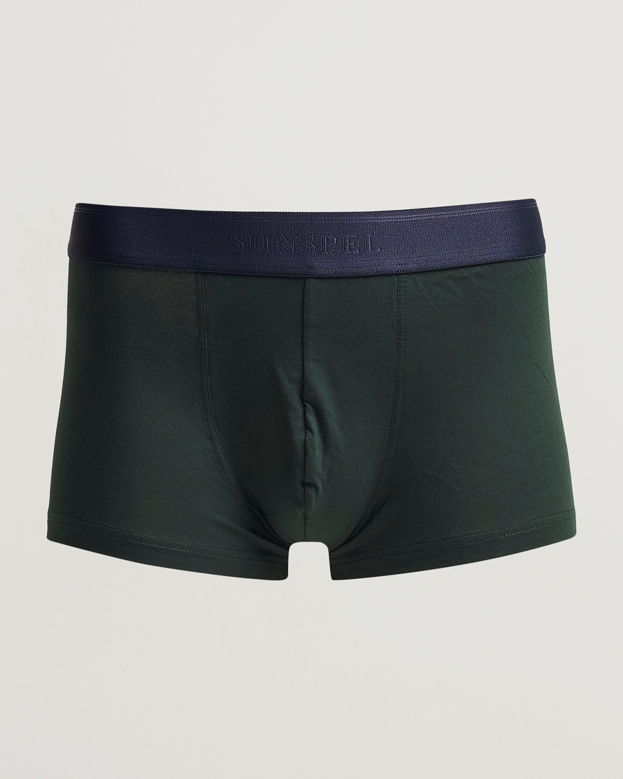 Herr | Underkläder | Sunspel | Cotton Stretch Trunk Seaweed
