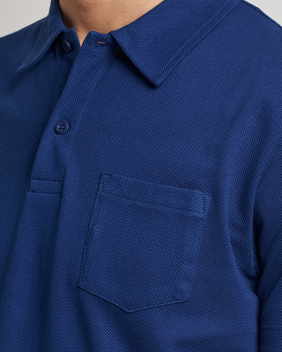 Herr | Pikéer | Sunspel | Riviera Polo Shirt Space Blue