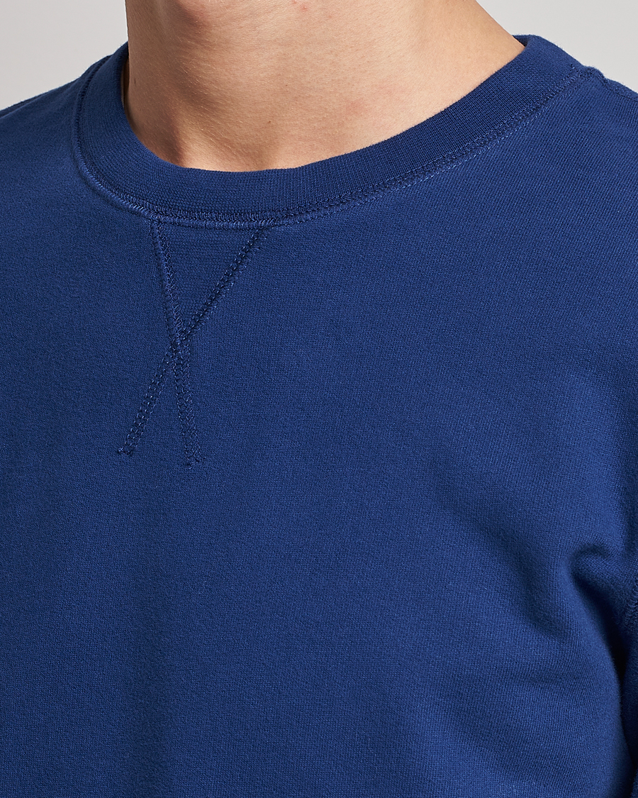 Herr | Tröjor | Sunspel | Loopback Sweatshirt Space Blue