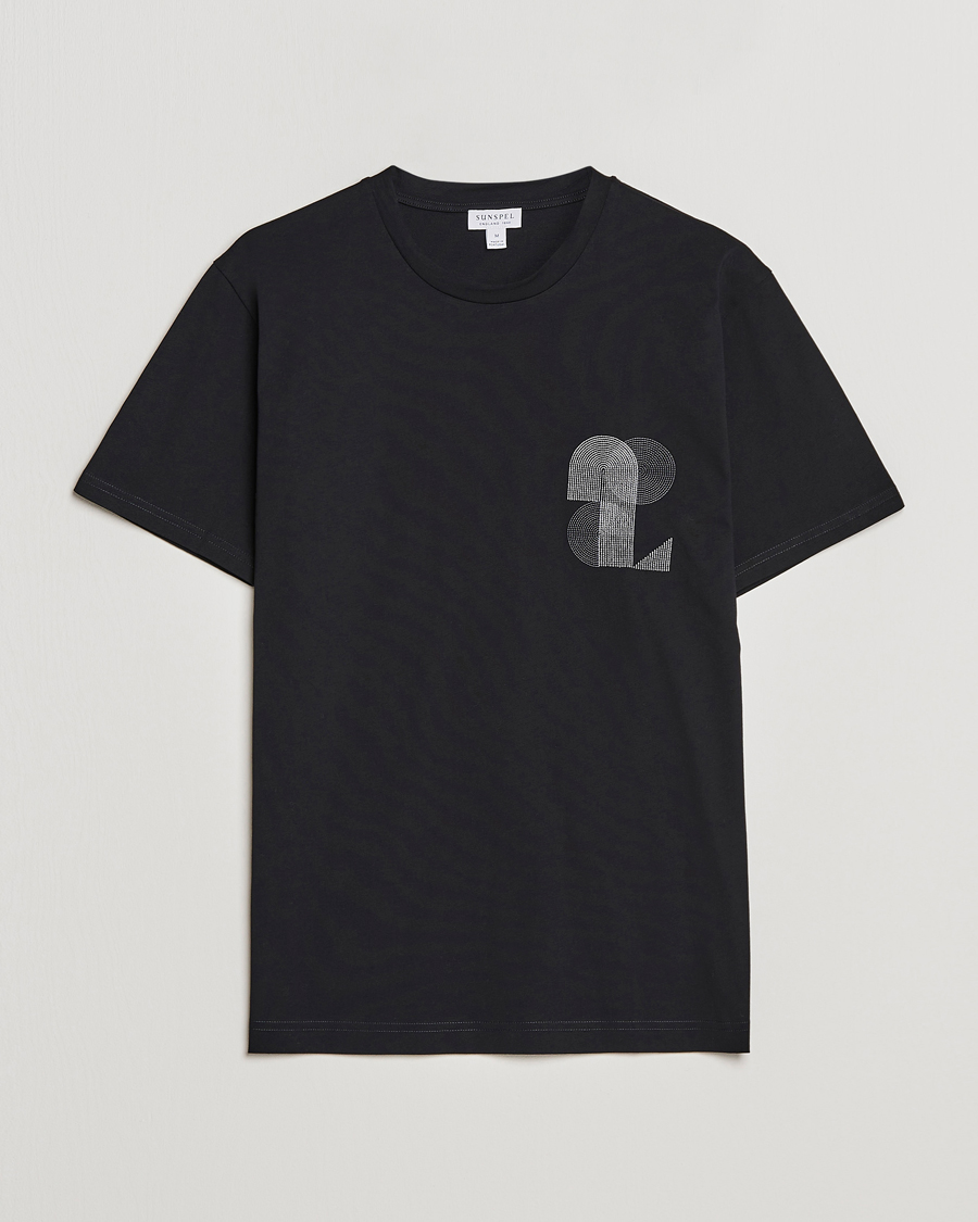 Herr | T-Shirts | Sunspel | Craig Ward Colab Riviera T-Shirt Black