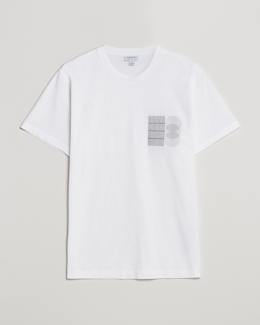 Herr | T-Shirts | Sunspel | Craig Ward Colab Riviera T-Shirt White