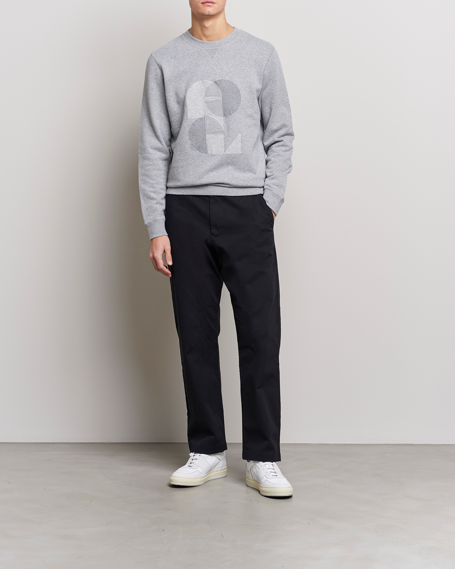 Herr | Tröjor | Sunspel | Craig Ward Colab Loopback Sweatshirt Grey Melange