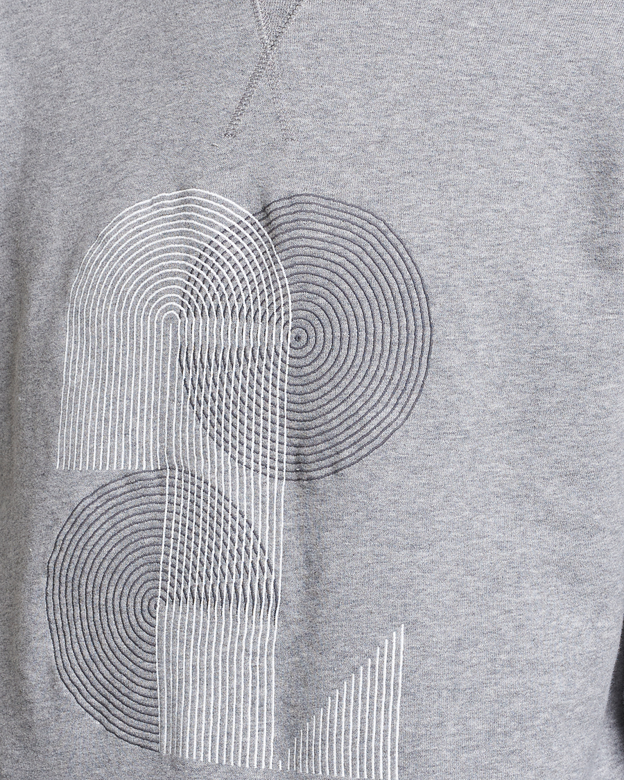 Herr | Tröjor | Sunspel | Craig Ward Colab Loopback Sweatshirt Grey Melange