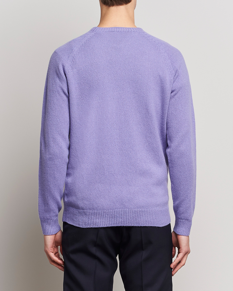 Herr | Tröjor | Sunspel | Lambswool Crewneck Heather