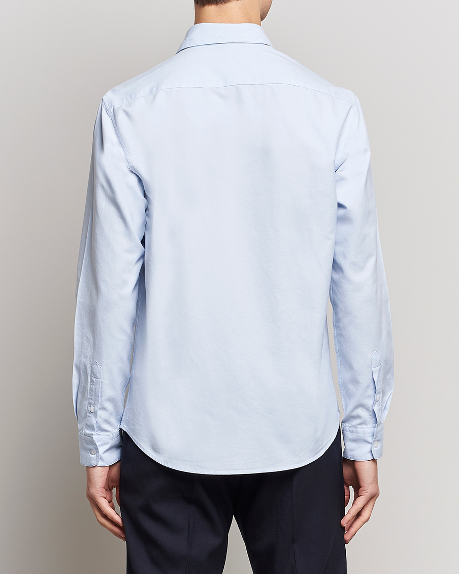 Herr | Skjortor | Sunspel | Casual Oxford Shirt Light Blue