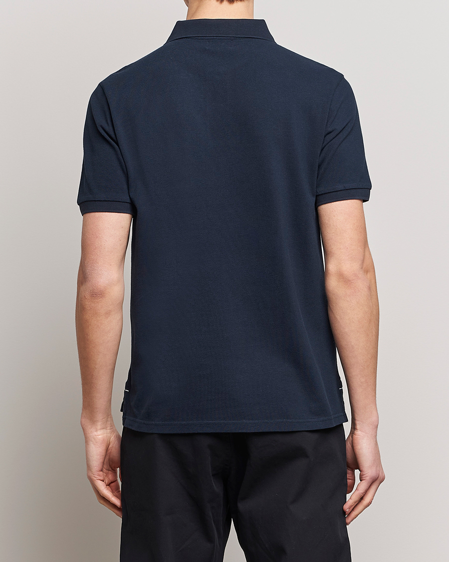 Herr | Pikéer | Woolrich | Classic American Polo Melton Blue