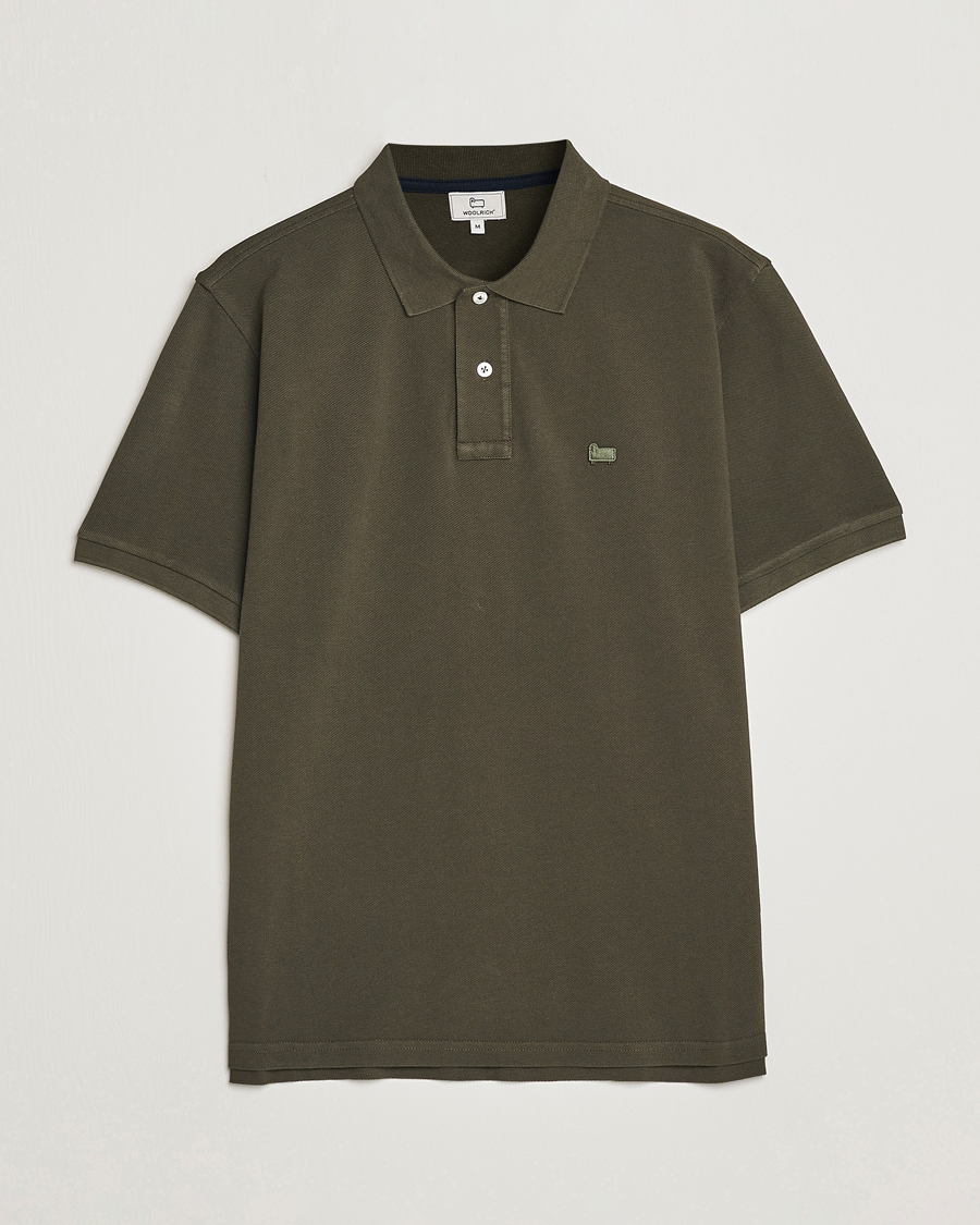 Herr | Pikéer | Woolrich | Classic American Polo Dark Green