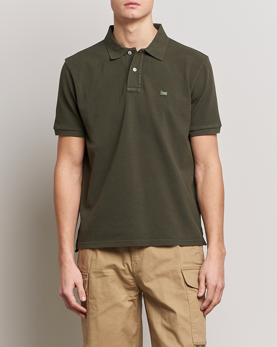 Herr | Pikéer | Woolrich | Classic American Polo Dark Green