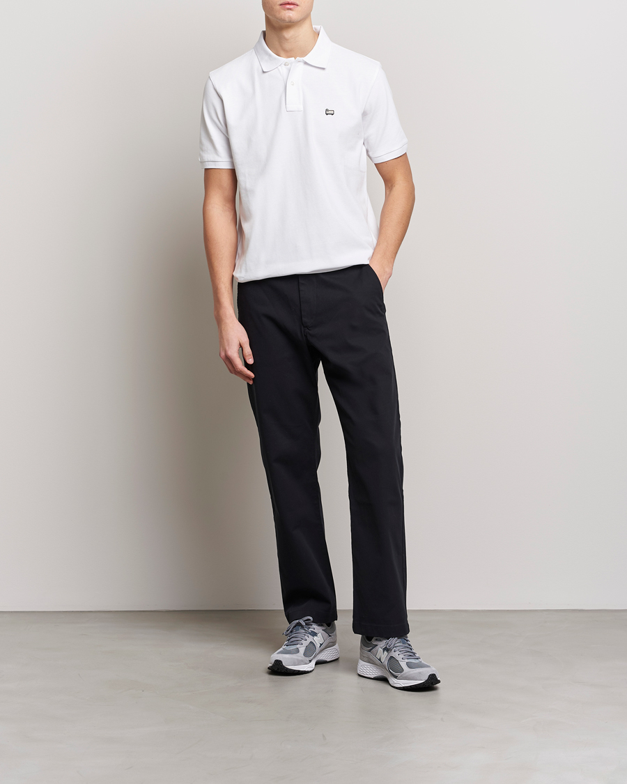 Herr | Pikéer | Woolrich | Classic American Polo Bright White