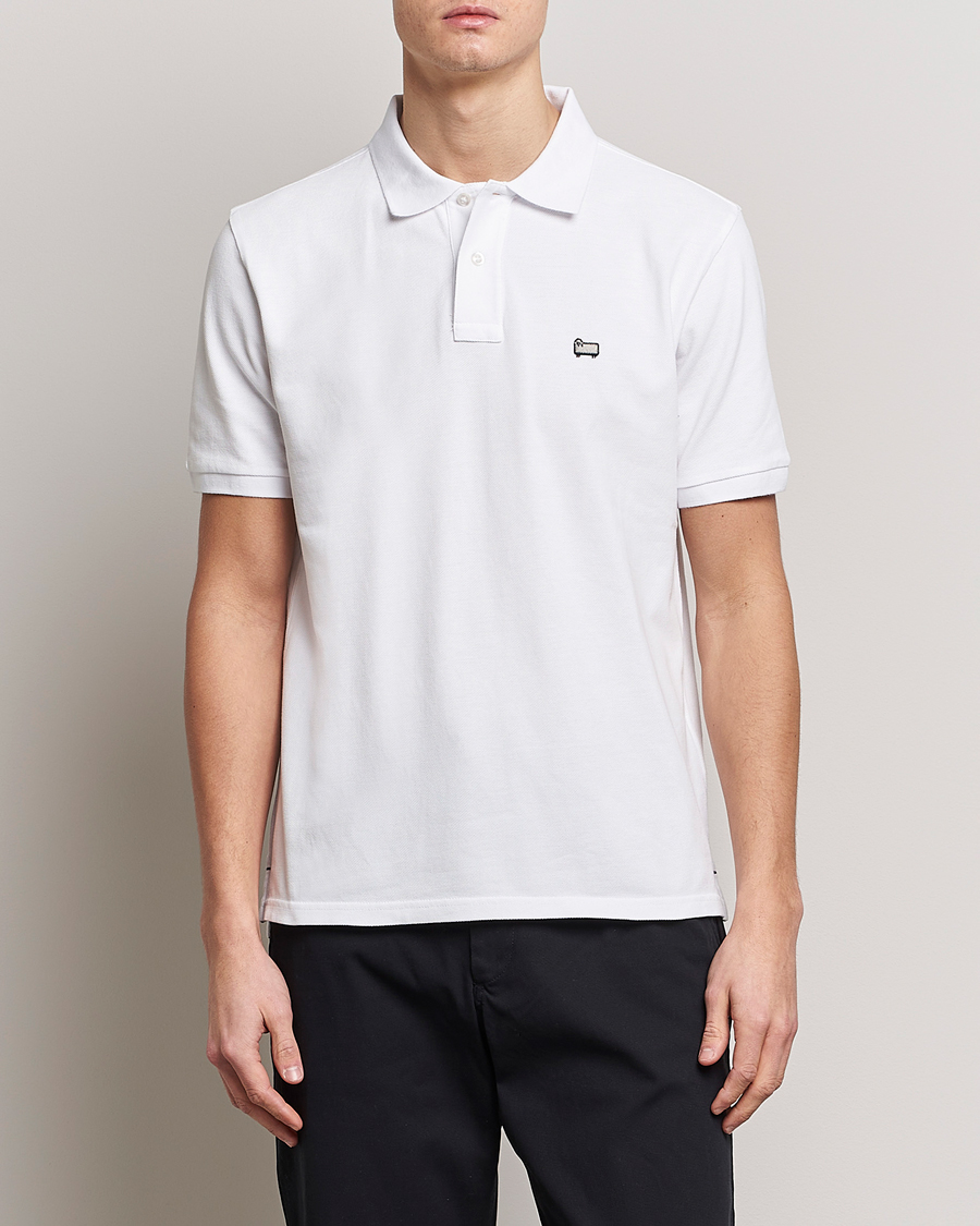 Herr | Pikéer | Woolrich | Classic American Polo Bright White
