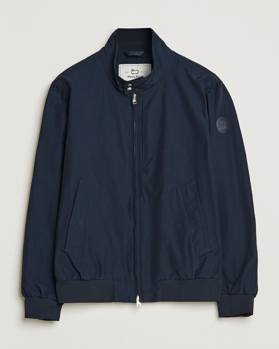 Herr | Jackor | Woolrich | Cruiser Eco Cotton Bomber Jacket Melton Blue