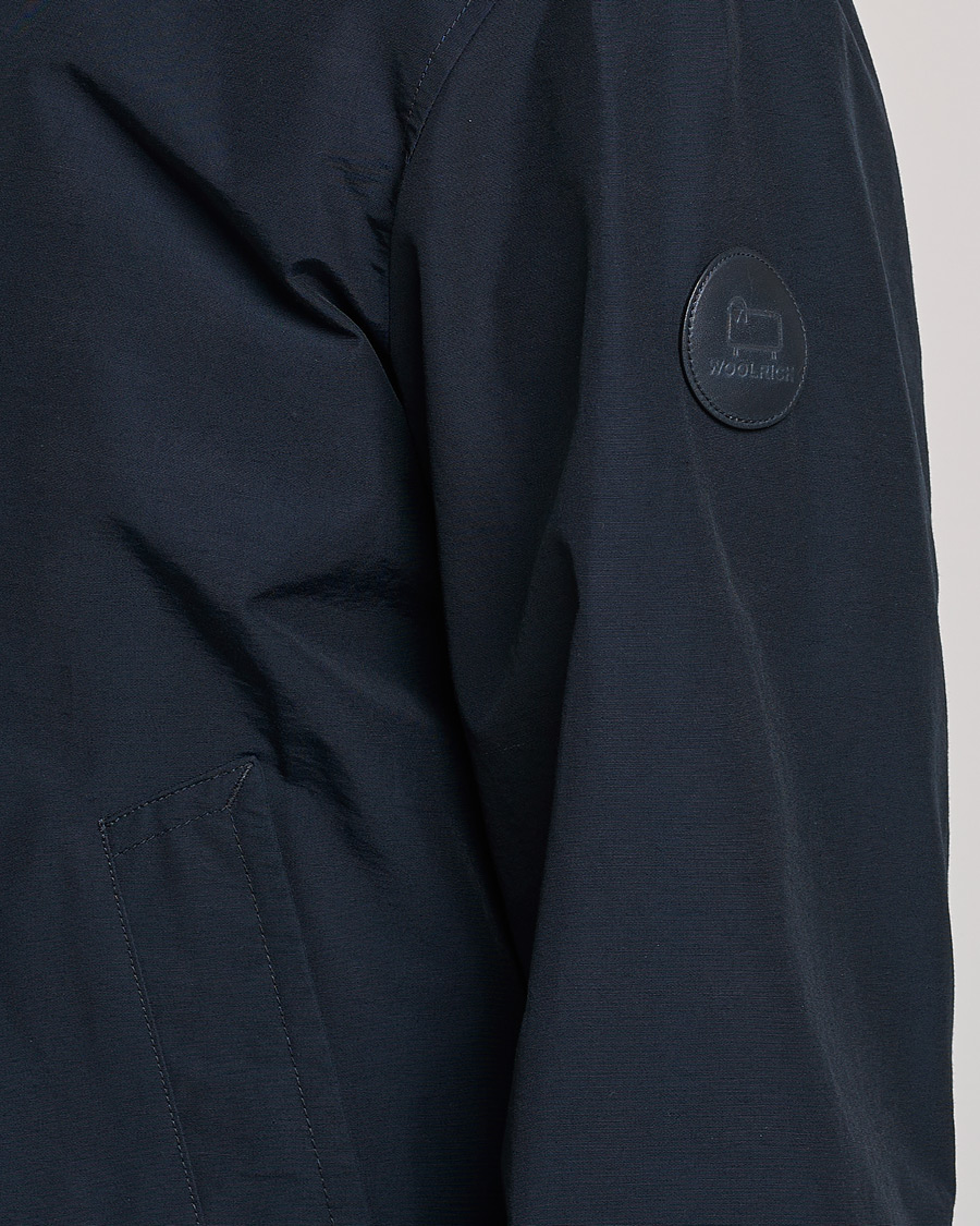 Herr | Jackor | Woolrich | Cruiser Eco Cotton Bomber Jacket Melton Blue