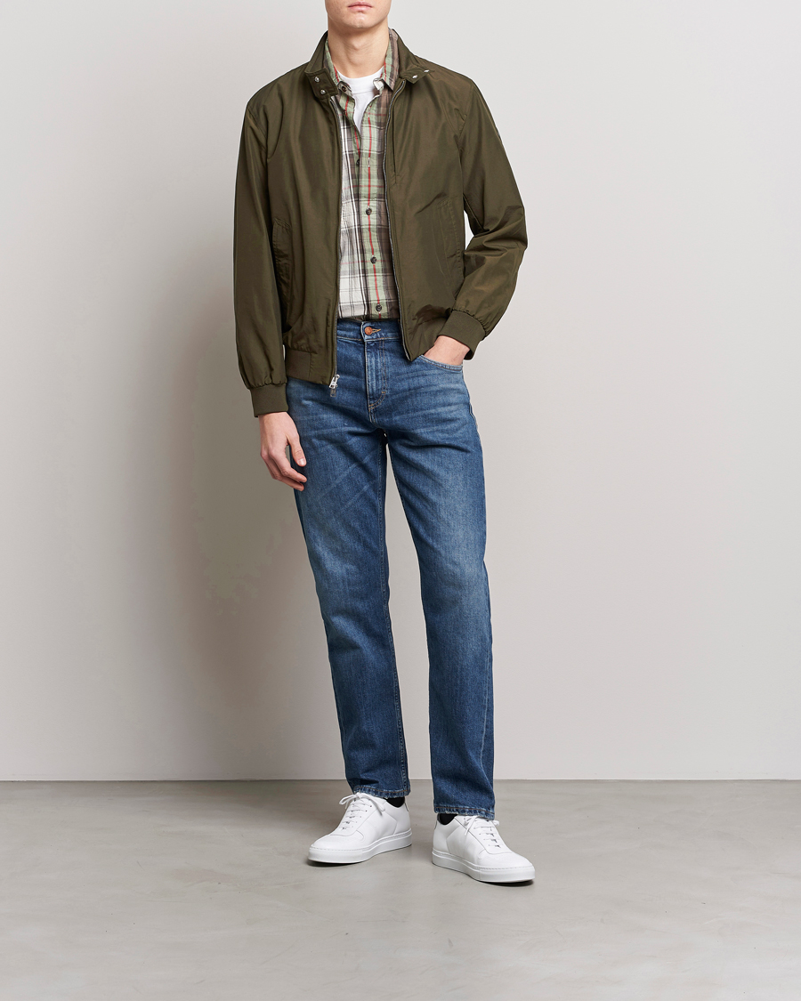 Herr | Jackor | Woolrich | Cruiser Eco Cotton Bomber Jacket Dark Green