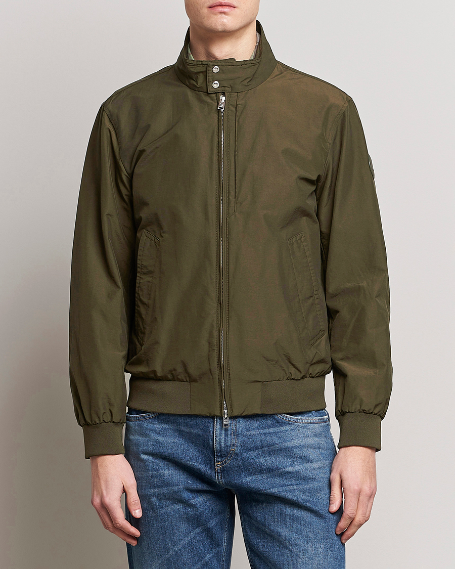 Herr |  | Woolrich | Cruiser Eco Cotton Bomber Jacket Dark Green