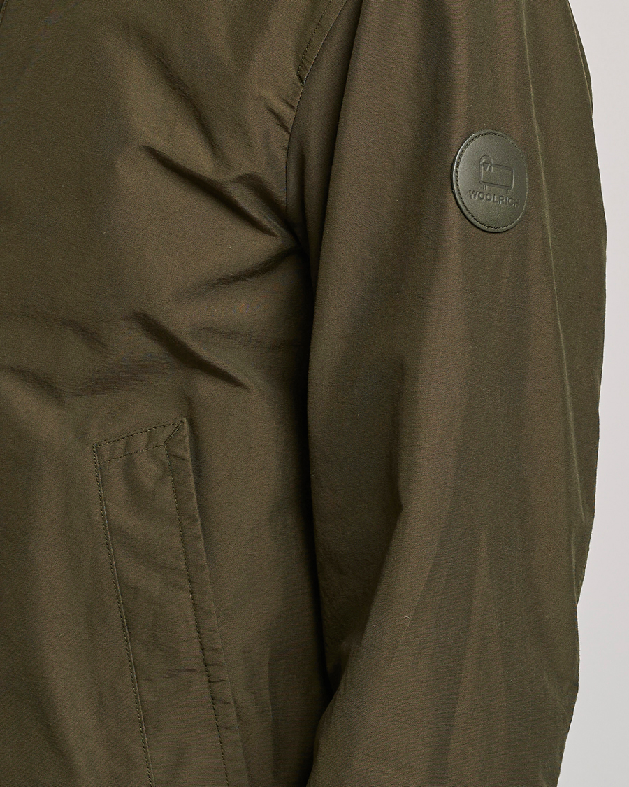 Herr | Jackor | Woolrich | Cruiser Eco Cotton Bomber Jacket Dark Green