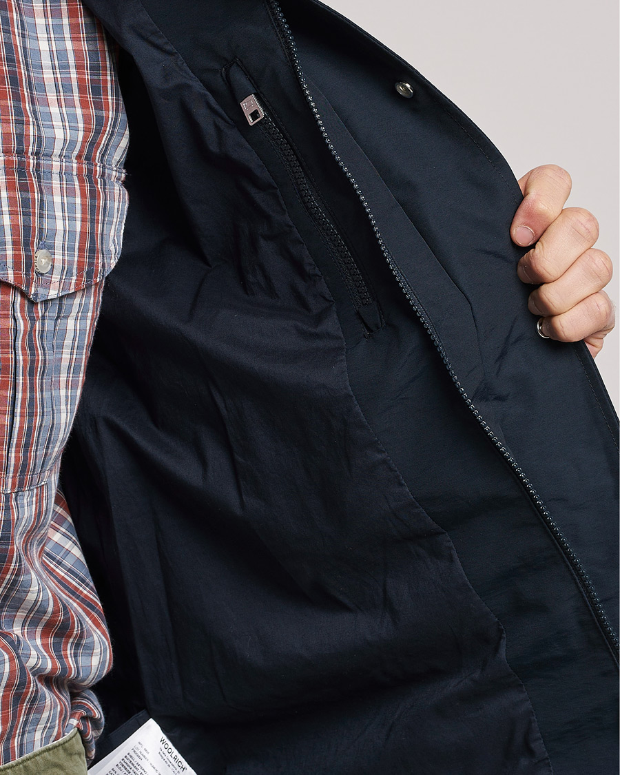 Herr | Jackor | Woolrich | Cruiser Eco Field Jacket Melton Blue