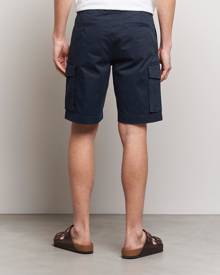 Herr | Shorts | Woolrich | Classic Cargo Shorts Melton Blue