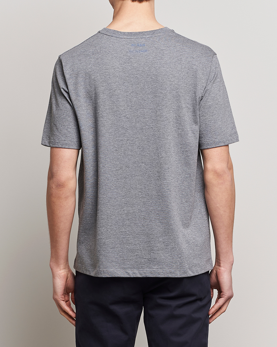 Herr | T-Shirts | Lardini | Fiore Tasca Printet Logo T-Shirt Grey