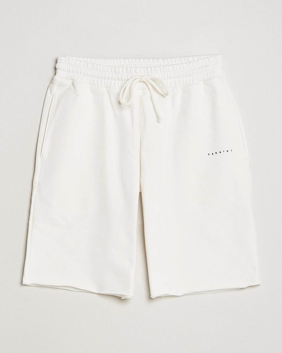 Herr | Shorts | Lardini | Cotton Embroidery Shorts White