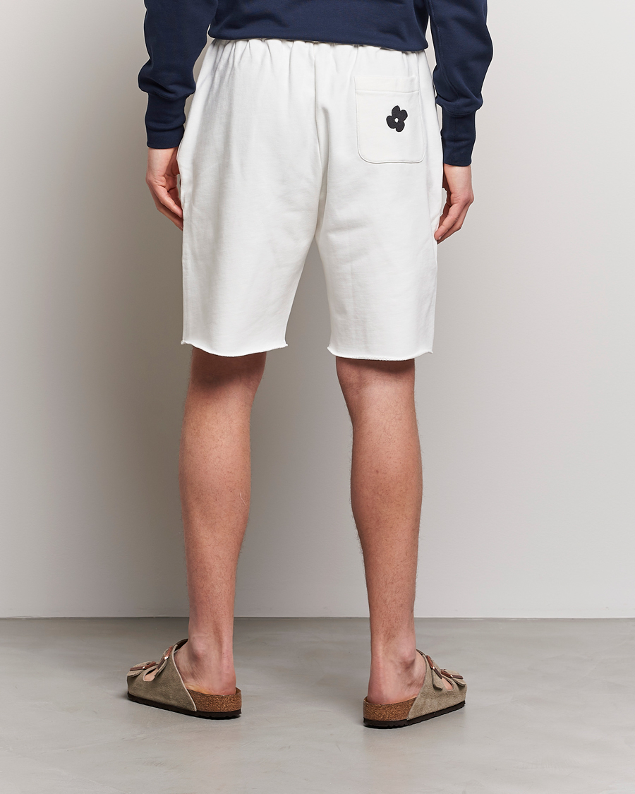 Herr | Shorts | Lardini | Cotton Embroidery Shorts White