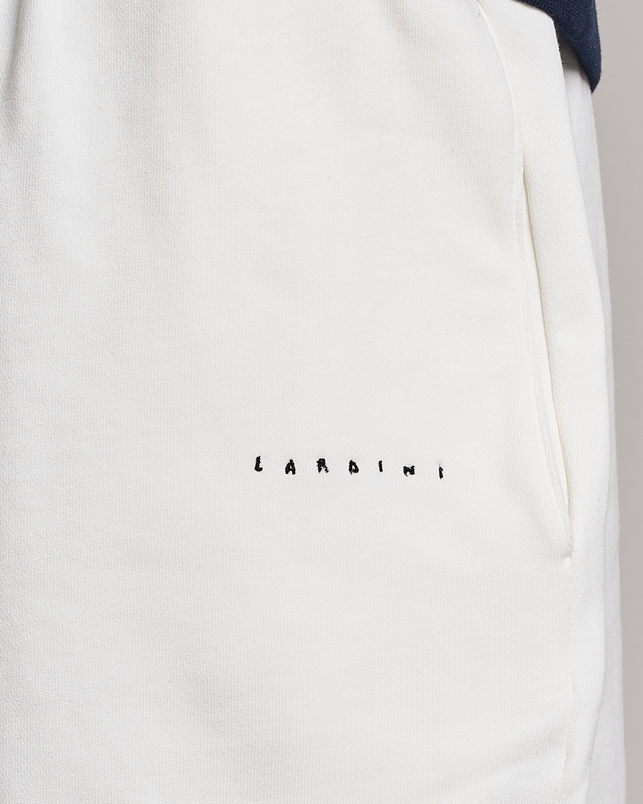 Herr | Shorts | Lardini | Cotton Embroidery Shorts White