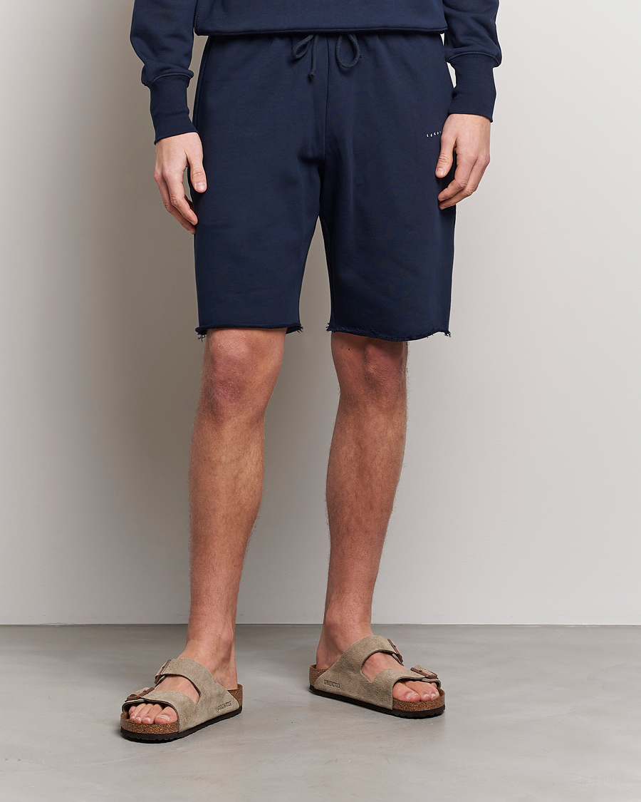 Herr |  | Lardini | Cotton Embroidery Shorts Navy